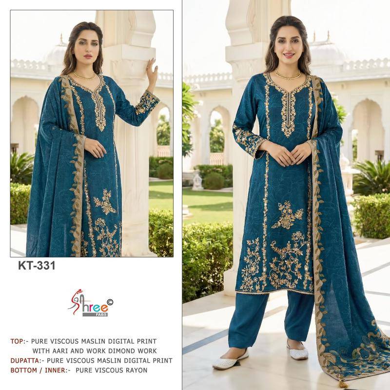 Shree fab KT - 331 pakistani suit export in Pune